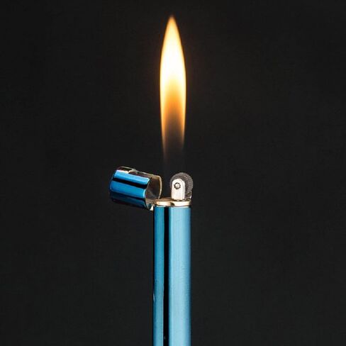 Lighter Cigarette Shaped Butane Refillable Fire Starter with Back-up Flints Gifts for Men Women Lady (Excluding Butane) (Black) in Saudi Arabia