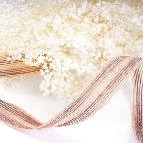 زهور مجففة لأنفاس الطفل، زهور جيبسوفيلا الطبيعية البيضاء الحقيقية 17 بوصة 3 أونصة لترتيبات الزفاف وديكورات المنزل in Kuwait