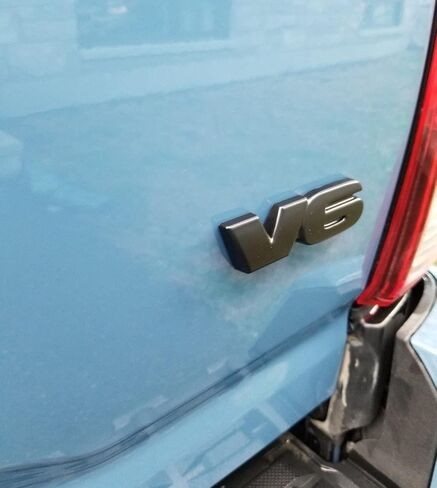 Blackout Emblem Overlay FITS TAC 2016-2020V6 Limited SR5 TRD Off Road x, Made from Durable ABS Plastic PT948-35180-02 Made by Alpha Prime Marketplace (4x4) (V6) in Saudi Arabia
