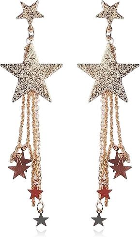 Star Earrings Dangle For Women Sparkle Sequin in Saudi Arabia