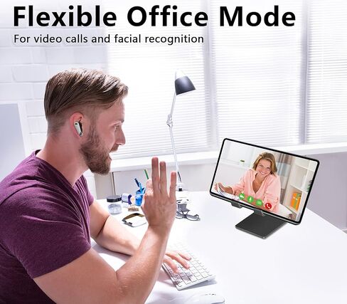COOLOO Cell Phone Stand,【2 Pack】 Mobile Phone Anti-Skid Holder, Cradle, Dock Compatible Android Smartphone, Phone 13 12 Promax Mini 11 Pro Max Xs Xr X 8 7 6 6s Plus 5s, Accessories Desk - Black… in Saudi Arabia