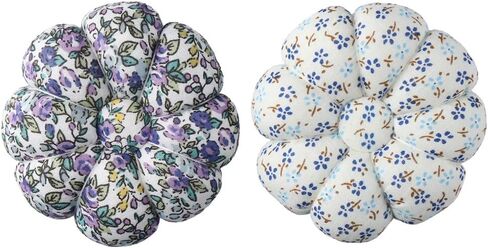 Uniquer 2Pcs Petals Sewing Needles Cushions,Pumpkin Shaped Wearable Pincushions,Wrist Pin Cushions,Needle Pin Cushions,Needles Holder for Sewing in Saudi Arabia