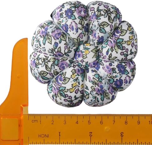 Uniquer 2Pcs Petals Sewing Needles Cushions,Pumpkin Shaped Wearable Pincushions,Wrist Pin Cushions,Needle Pin Cushions,Needles Holder for Sewing in Saudi Arabia