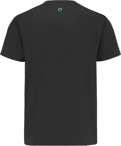 Mercedes AMG Petronas Formula One Team - Official Formula 1 Merchandise - Kids Large Logo T-Shirt - Black - XXS (5/6 Years) in Kuwait