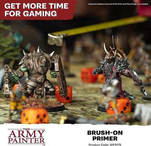The Army Painter Warpaint Fanatics Brush-On Primer Effects Miniature Hobby Painting with Fanatics Warpaint, Quality Paint for Miniature Wargaming in Saudi Arabia