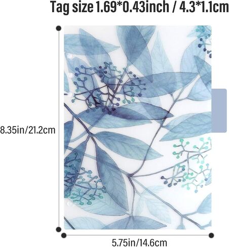 Framendino, 12 Pack Binder Index Dividers A5 Plastic Insertable Binder Index Page Tab Floral Binder Dividers with Stickers for 6 Rings Notebooks Diary Journal Planner in Saudi Arabia