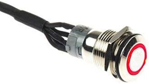 16mm Chassis Switch Metal Button Switch with 100CM 3.3FT Extension Cable Blue Switch Symbol LED Suitable for DIY Computer Switch and Restart Button(Blue Switch Symbol) in Saudi Arabia