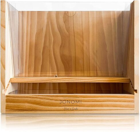 JONOMI Home & Garden ™ عارض جذور الخضروات - زارع داخلي مع نافذة لمشاهدة الجذور أثناء نموها - مثالي للمعلمين والآباء والأجداد - مشروع علمي جذاب للأطفال والطلاب in Saudi Arabia