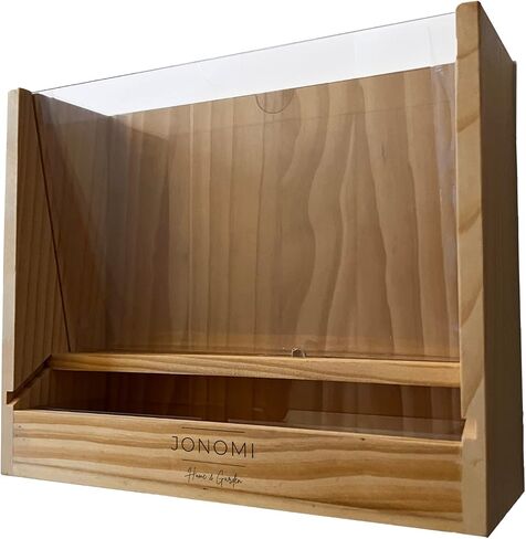 JONOMI Home & Garden ™ عارض جذور الخضروات - زارع داخلي مع نافذة لمشاهدة الجذور أثناء نموها - مثالي للمعلمين والآباء والأجداد - مشروع علمي جذاب للأطفال والطلاب in Saudi Arabia