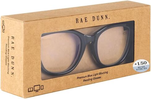Rae Dunn "BELLA Blue Light Blocking Reading Glasses w/SEE BEAUTY Signature Font in Saudi Arabia