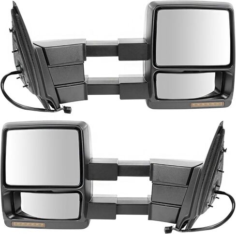 Trail Ridge Tow Mirror Power Heat Signal Memory Puddle Black Pair for Expedition in Saudi Arabia