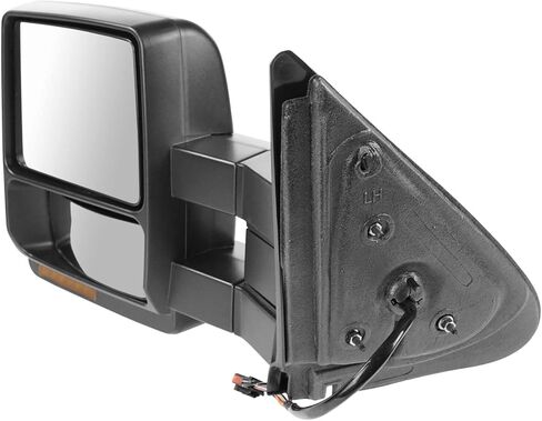 Trail Ridge Tow Mirror Power Heat Signal Memory Puddle Black Pair for Expedition in Saudi Arabia