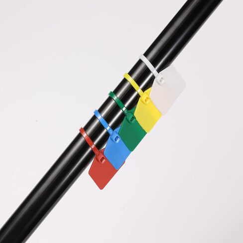 Color Cable Ties, Nylon Cable Marker Ties with Label, Self-Locking Written-on Cable Mark Ties 6 in for Cabling, Ethernet Wire Marking Label- Blue/ 100pcs in Saudi Arabia