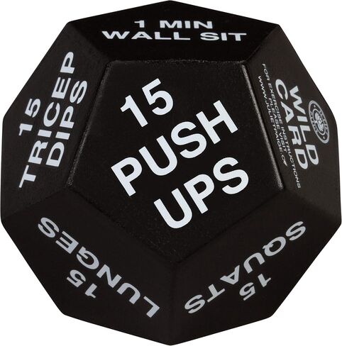 Exercise Dice for Home Fitness, Gym Workouts, WOD, Bodyweight HIIT, and Sports Training - 3 Inches in Diameter in Saudi Arabia