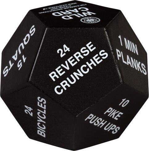 Exercise Dice for Home Fitness, Gym Workouts, WOD, Bodyweight HIIT, and Sports Training - 3 Inches in Diameter in Saudi Arabia
