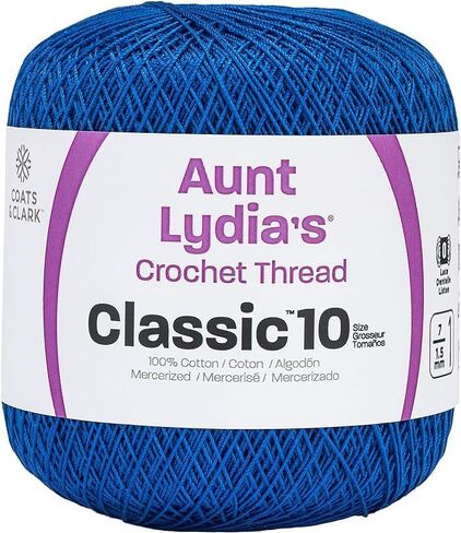 Coats & Clark Aunt Lydia's Crochet Thread Cotton Classic 10-6 Skein Assortment (Ocean) in Saudi Arabia