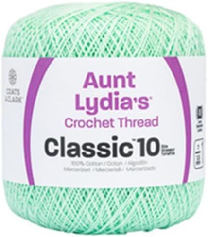 معاطف وكلارك Aunt Lydia's Crochet Thread Cotton Classic 10-6 Skein Assortment (المحيط) in Kuwait