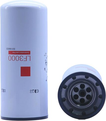 2 Pack of LF3000 Oil Lube Filter Replaces 3318853, 3825970, P553000, 51748, 143115, 9703112, BD103, BD324, LFP3000, 51748XD Fits Cummins ISL9, L9, ISC8.3, N14, M11 Diesel Engines in Saudi Arabia