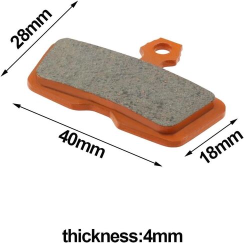 SING F LTD 2 Pairs Ceramic Brake Pads Compatible with Avid Code R 2011-2014 Compatible with SRAM Code Guide RE 2011+ Bicycle Disc Brake Pads 40x28x4mm in Saudi Arabia