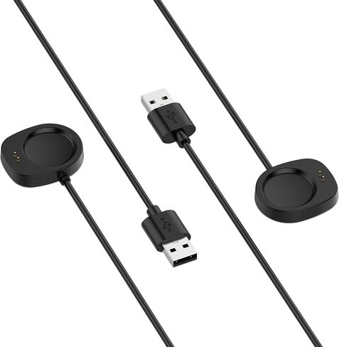 Replacement Charger Intended for Amazfit Balance Charger 3.3ft USB Cable Cord Portable Charging Stand Station Dock for Amazfit Balance Watch Charger (Black,2PACKS) in Saudi Arabia