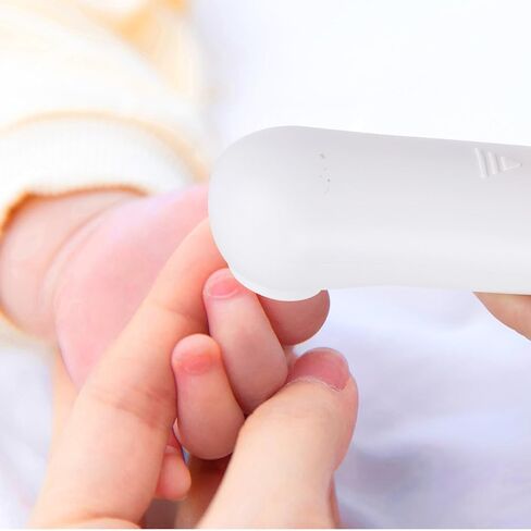 ماكينة تشذيب أظافر الأطفال الكهربائية، قابلة لإعادة الشحن مع مبرد أظافر خفيف، منخفض الضوضاء للأطفال حديثي الولادة، تعديل 4 سرعات، يتضمن 6 رؤوس جلخ، مقص أظافر الأطفال in Kuwait