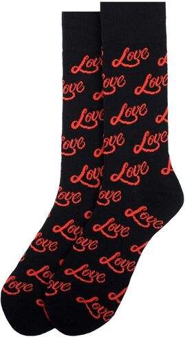 Men's Novelty Socks - Multiple Patterns! Peace, Love, Smiley, YOLO in Saudi Arabia