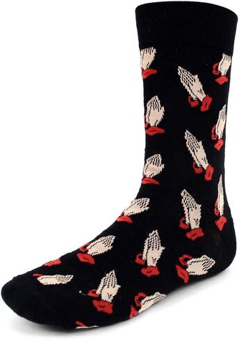 Men's Novelty Socks - Multiple Patterns! Peace, Love, Smiley, YOLO in Saudi Arabia