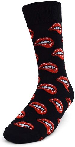 Men's Novelty Socks - Multiple Patterns! Peace, Love, Smiley, YOLO in Saudi Arabia