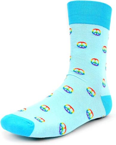 Men's Novelty Socks - Multiple Patterns! Peace, Love, Smiley, YOLO in Saudi Arabia