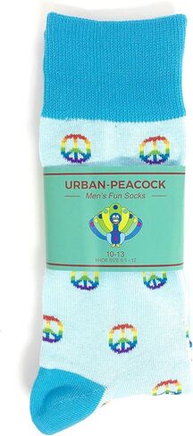 Men's Novelty Socks - Multiple Patterns! Peace, Love, Smiley, YOLO in Saudi Arabia