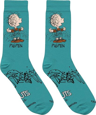 Odd Sox - جوارب رائعة، خنزير صغير، شريط كوميدي من الفول السوداني، هدية ممتعة لشخصية تشارلي براون، للكبار in Saudi Arabia