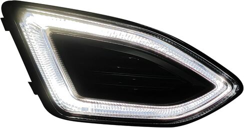 الجانب الأيمن للركاب LED ضوء الضباب متوافق مع 2015-2018 Ford Edge المصد الأمامي ضوء مع لمبات مجموعة مصابيح القيادة RH FT4Z13200G FO2521192 in Kuwait