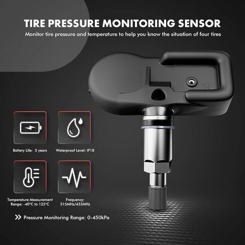 A-Premium Tire Pressure Monitoring System Sensors TPMS Kits 315MHz Compatible with Toyota Camry 2015-2019 Tacoma 2016-2018 RAV4 2019 Avalon 2016-2018 4-PC Set in Saudi Arabia