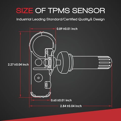 MOCA 4pcs 433MHz Tire Pressure Monitoring System (TPMS) Sensor Kit fits for Chrysler 300 Town & Country, For Dodge Challenger Charger Durango, For Jeep Grand Cherokee, For Ram, And More, 68406537AA in Saudi Arabia