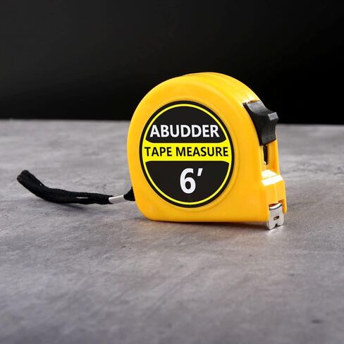 شريط قياس صغير، 6 أشرطة قياس، شريط قياس سهل القراءة قابل للسحب بقياس متري وبوصة، شريط قياس ذاتي القفل بطول 6 أقدام in Kuwait