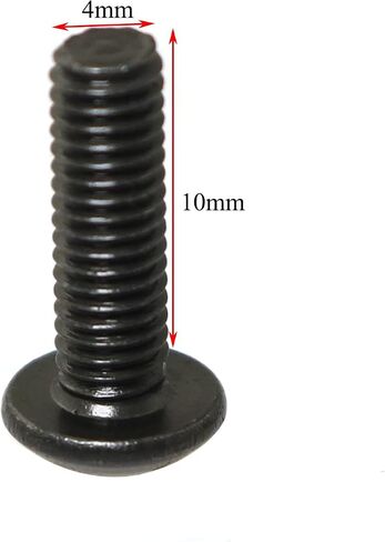 40 pcs M5 x 10mm Round Head Hexagon Socket Screws, 10.9 high-Strength Hexagon Socket Round Head Screws, Black in Saudi Arabia
