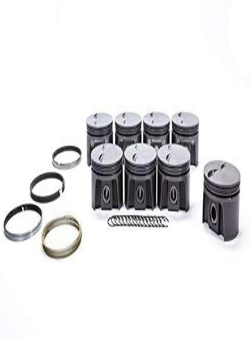 MAHLE Original Piston and Ring, PowerPak, Forged, 3.776 in Bore, 1.0 x 1.0 x 2.0 mm Ring Groove, Minus 1.0 cc, Small Block Chevy, Kit in Saudi Arabia