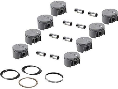 MAHLE Original Piston and Ring, PowerPak, Forged, 3.776 in Bore, 1.0 x 1.0 x 2.0 mm Ring Groove, Minus 1.0 cc, Small Block Chevy, Kit in Saudi Arabia