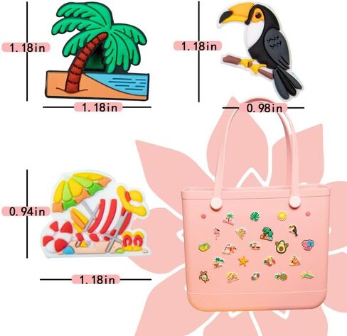 Beach Charms for Bogg Bag Charms Accessories in Saudi Arabia