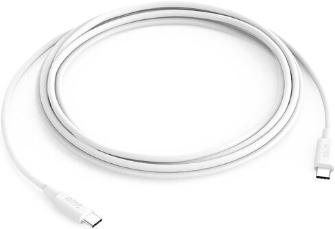 كابل USB C إلى USB C بقوة 240 واط بطول 6.6 أقدام، سلك شاحن USB-C من النوع C شحن سريع لجهاز MacBook Pro MacBook Air، iPad Pro 13 12.9 11 بوصة، iPad Air 5 4، Mini 6، iPhone 15/15Pro، Pixel، Samsung in Saudi Arabia