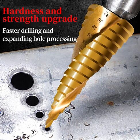 خطوة الحفر مخرطة الحفر شبه المنحرف LAIWEI Pagoda Drill HSS الحفر السداسي (4-32 مم) in Kuwait