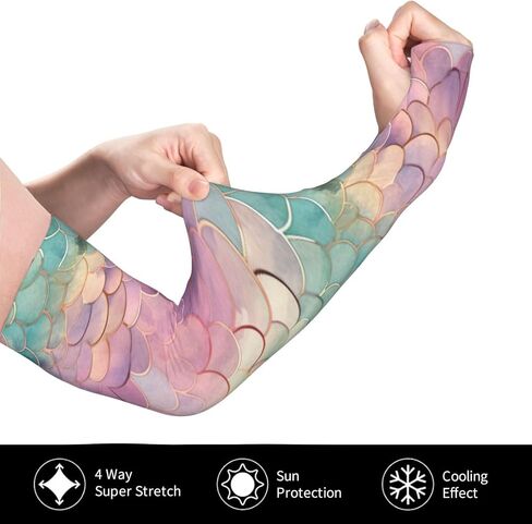 The Myth Of Ice And Fire Sun Protection Cooling Arm Sleeves For Men Women, Uv Compression Cooling Sleeve For Sports in Saudi Arabia
