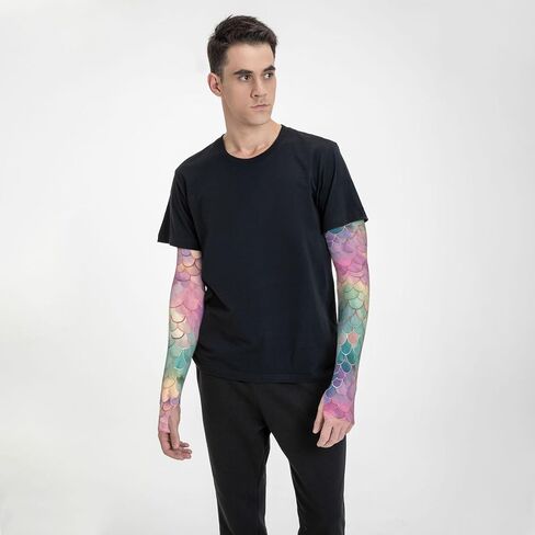 The Myth Of Ice And Fire Sun Protection Cooling Arm Sleeves For Men Women, Uv Compression Cooling Sleeve For Sports in Saudi Arabia