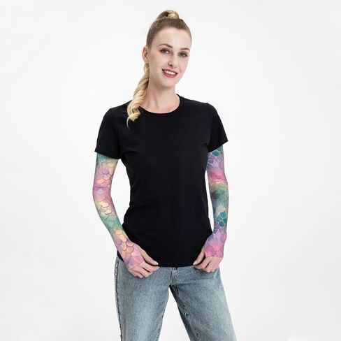 The Myth Of Ice And Fire Sun Protection Cooling Arm Sleeves For Men Women, Uv Compression Cooling Sleeve For Sports in Saudi Arabia