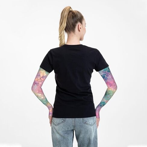 The Myth Of Ice And Fire Sun Protection Cooling Arm Sleeves For Men Women, Uv Compression Cooling Sleeve For Sports in Saudi Arabia