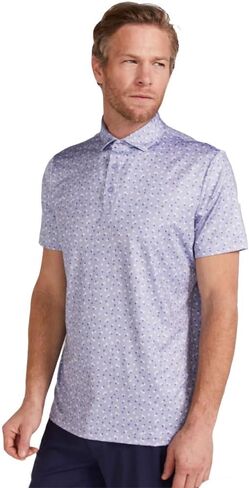 Ashby Lavender Mens Golf Polo in Saudi Arabia