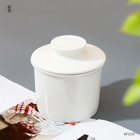 French Butter Crock for Counter With Water Line French Butter Dish for Counter (light green) in Saudi Arabia