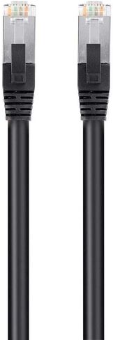 كابل تصحيح Monoprice Cat6 PoE Ethernet - 30 وات، محمي، 550 ميجا هرتز، U/FTP، 24AWG، 20 قدم، أسود in Kuwait