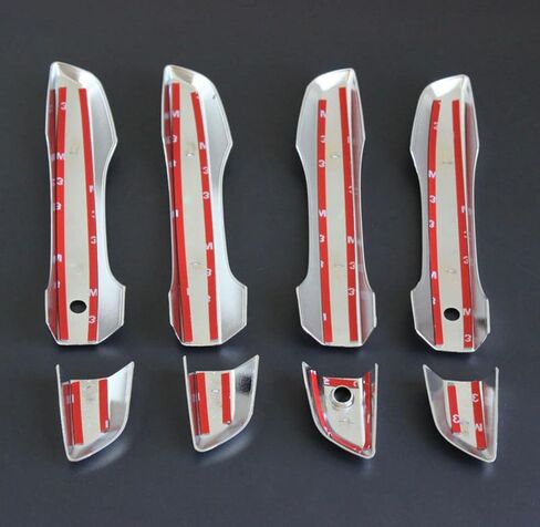 غطاء مقبض الباب الخارجي 7035 كروم 4 متوافق مع الجيل العاشر 2016-2021 هوندا سيفيك مع فتحة مفتاح ذكية in Kuwait