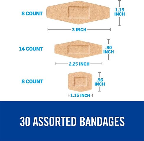 نيكس كير؟ ضمادات فائقة التمدد، متنوعة - 30 في كل صندوق in Kuwait